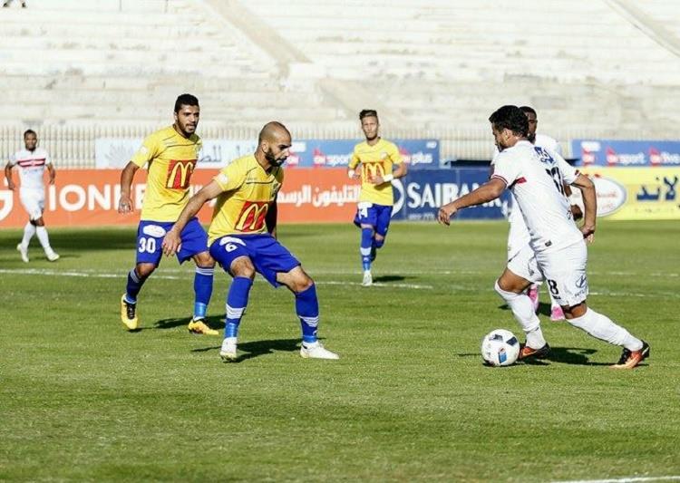 التعادل السلبي يفرض نفسه على الشوط الأول من مواجهة الزمالك وطنطا