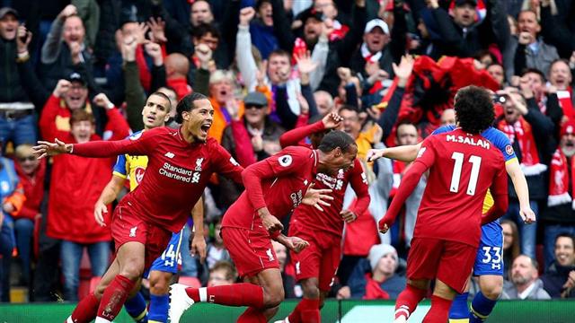 مباراة ليفربول ضد ساوثهامتون في الأسبوع ال38 من الدوري الانجليزي