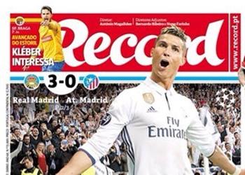 الصحف البرتغالية تشيد بـ رونالدو الوحش زعيم الأبطال