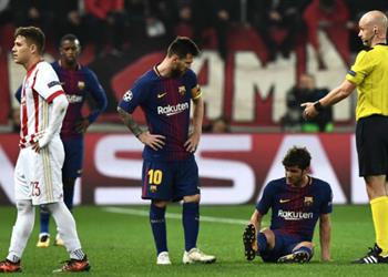 برشلونة يصدر بيان ا رسمي ا عن إصابة سيرجي روبرتو