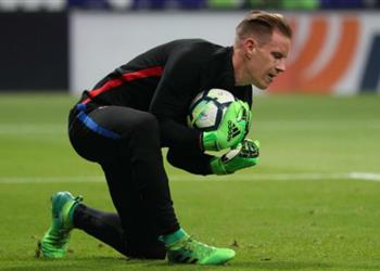 تير شتيجن راضون عن التعادل مع أتلتيكو مدريد