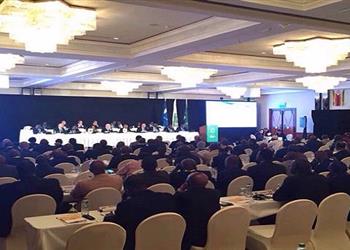 خالد لطيف متفائلون بفوز أبوريدة