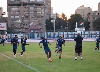 تدريبات خاصة لخماسي الزمالك استعداد ا لطنطا