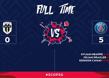 باريس سان جيرمان يكتسح إنجيه بخماسية في غياب نيمار