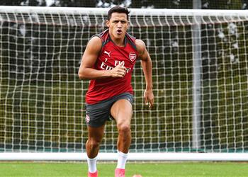 أخبار سانشيز ينتظم في مران أرسنال