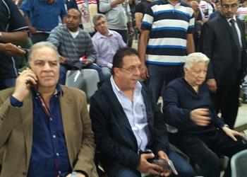 مرتضى يحضر مباراة الزمالك وكابس يونايتد والجماهير تستقبله بـ السباب