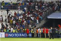 حوادث_اليورو الجماهير الروسية تهاجم الإنجليز عقب هدف التعادل