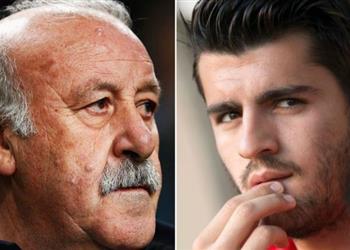 تصريحات ديل بوسكي أتمنى بقاء موراتا في ريال مدريد