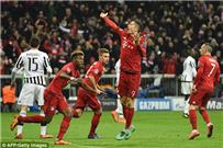 البايرن ينتفض ويتعادل مع يوفنتوس في الدقيقة الأخيرة لتذهب المباراة لشوطين إضافيين