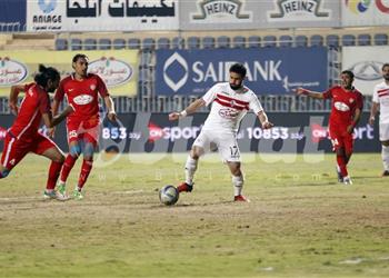 الشوط الأول التعادل السلبي يفرض سيطرته على الزمالك والمنيا