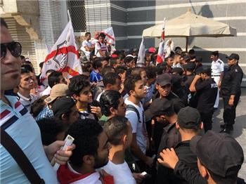 تكثيف أمني أمام الزمالك قبل مواجهة صن داونز