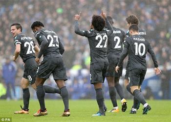 فيديو تشيلسي يمطر شباك برايتون برباعية في عقر داره