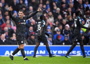 كونتي يوجه رسالة لهازارد بعد التألق أمام برايتون