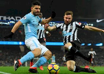 أجويرو يحقق رقم ا مميز ا أمام نيوكاسل