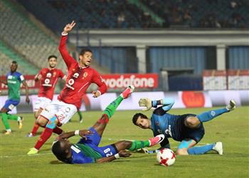 فيديو المقاصة يباغت الأهلي ويخرج متقدم ا بهدف نظيف