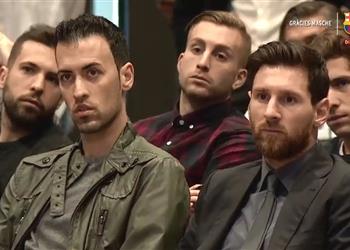 حفل وداع ماسكيرانو ميسي سأراك قريب ا ورسالة خاصة من تشافي