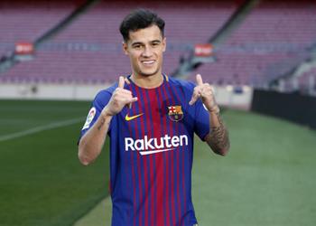 رسمي ا برشلونة يعلن عن رقم قميص كوتينيو