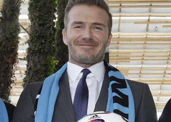 ديفيد بيكهام يقترب من الإعلان عن ناديه الأمريكي الجديد