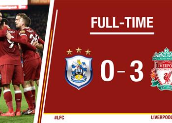 فيديو محمد صلاح يسجل وليفربول يعبر هدرسفيلد بثلاثية