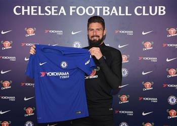 رسمي ا جيرو ينتقل من آرسنال إلى تشيلسي