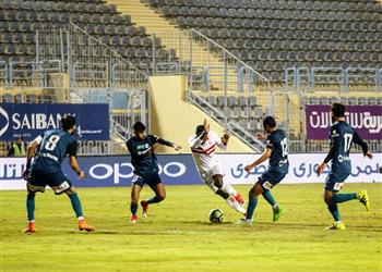 شوط أول سلبي بين الزمالك وإنبي في الدوري