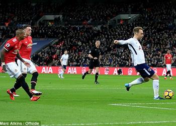 فيديو هاري كين ي فسد صحة هدف إيركسن أمام مانشستر يونايتد