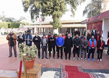 صور الأهلي يحيي الذكرى السادسة لشهداء استاد بورسعيد