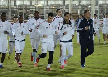 جلسة تحفيزية في مران الزمالك واعتذار من الوافد الجديد