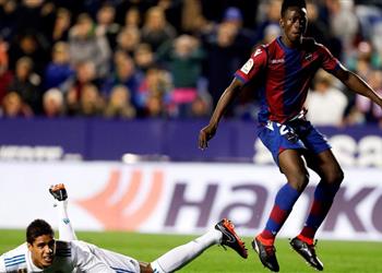 بالفيديو ريال مدريد يقع في فخ ليفانتي بالوقت القاتل