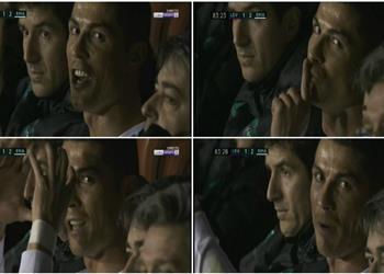 بالفيديو ماذا قال رونالدو عقب تبديله أمام ليفانتي بالليجا