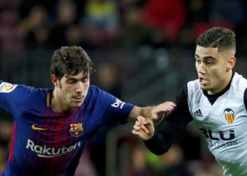 سيرجي روبرتو يعتذر للاعب فالنسيا