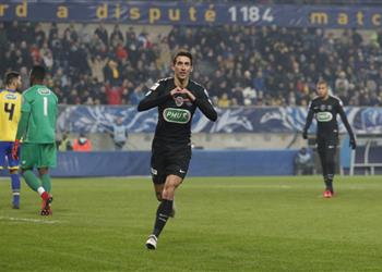 فيديو دي ماريا يقود باريس سان جيرمان لعبور سوشو برباعية في الكأس