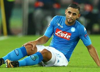 تقارير الإصابة تنهي موسم فوزي غلام مع نابولي