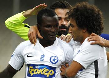 فيديو عمرو وردة يصنع هدفين في تعادل أتروميتس مع أولمبياكوس