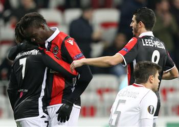 فيديو لوكوموتيف يقلب الطاولة على نيس بثلاثية في الدوري الأوروبي