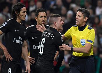 باريس سان جيرمان يتقدم بشكوى ضد حكم مباراته أمام ريال مدريد