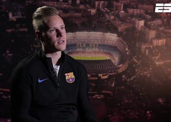 شتيجن يفسر أسباب رحيل نيمار ويكشف عقبة ديمبلي وكوتينيو