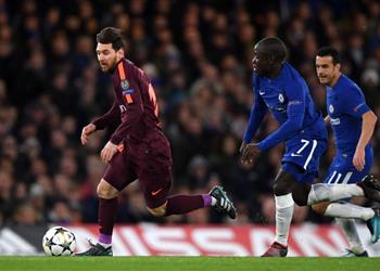 رقم سلبي لبرشلونة في الشوط الأول أمام تشيلسي في دوري الأبطال