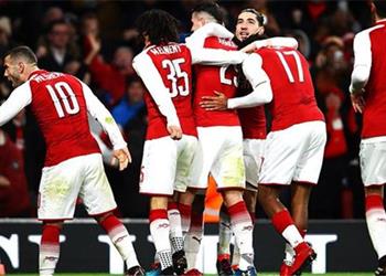 محمد النني أساسي ا مع أرسنال أمام أوسترسوند بالدوري الأوروبي