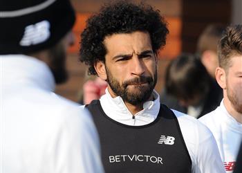 محمد صلاح أساسي ا في مباراة ليفربول ووست هام