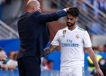 مباراة تفصل إيسكو عن معادلة رقم زيدان مع ريال مدريد