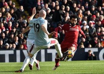 فيديو محمد صلاح يصنع هدف لليفربول أمام وست هام ويسجل رقم قياسي