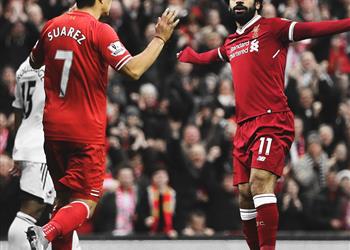 فيديو محمد صلاح يعادل رقم سواريز مع ليفربول ويتصدر هدافي البريميرليج