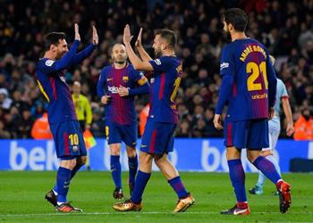 برشلونة يختص جيرونا بمشاركة مميزة في خط الهجوم