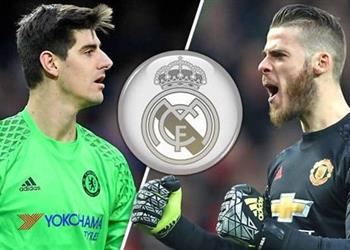 كفة كورتوا تتفوق على دي خيا لدى ريال مدريد