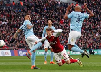 ضربة موجعة لآرسنال أمام مانشستر سيتي بنهائي كأس الرابطة