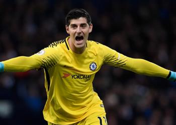 كيف يرى كورتوا حظوظ تشيلسي في التأهل لدوري الأبطال