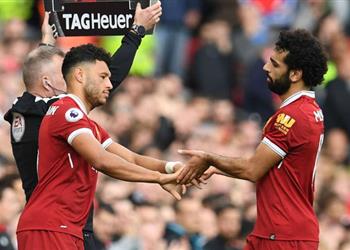 تشامبرلين يكشف درجة انسجامه مع محمد صلاح في ليفربول