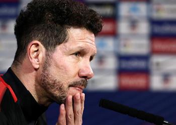 سيميوني يعلق على مصير جريزمان إيقاف ميسي وأخطاء التحكيم قبل صدام برشلونة