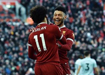 تشامبرلين يتفوق على محمد صلاح أمام نيوكاسل